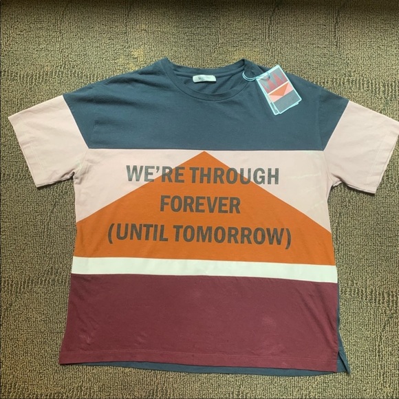 VALENTINO - Esther Stewart oversized graphic print color-block Tshirt, XS - Picture 2 of 6